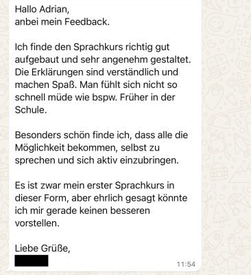 FeedbackAnfängerkurs